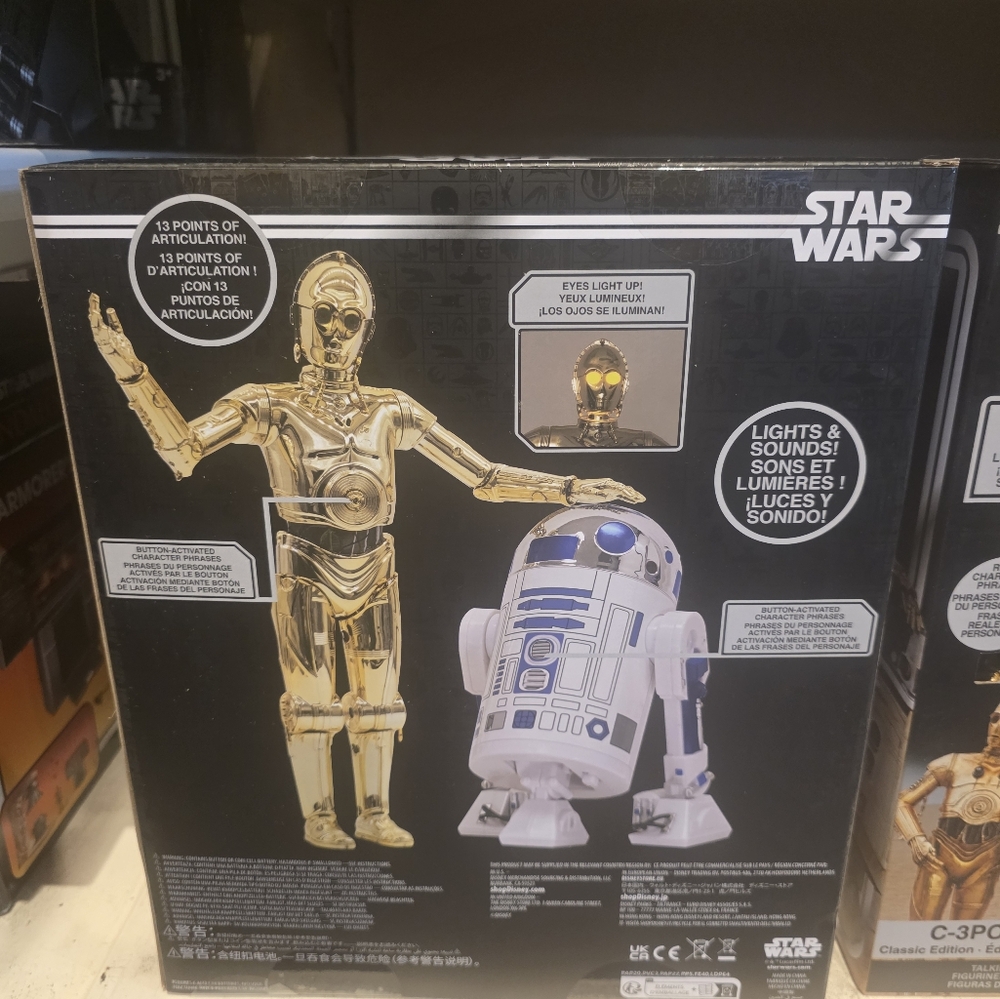 C-3PO and R2-D2 Talking Action Figure Set – Classic Edition – Star Wars